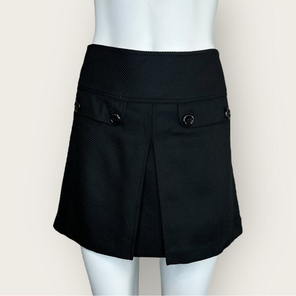 Burberry | Wool Mini Skirt | Black | Size 4 US